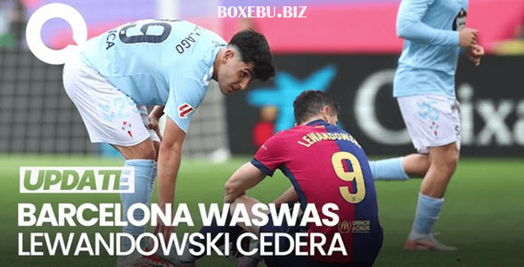 Barcelona Waswas Lewandowski Cedera Jelang Laga Krusial
